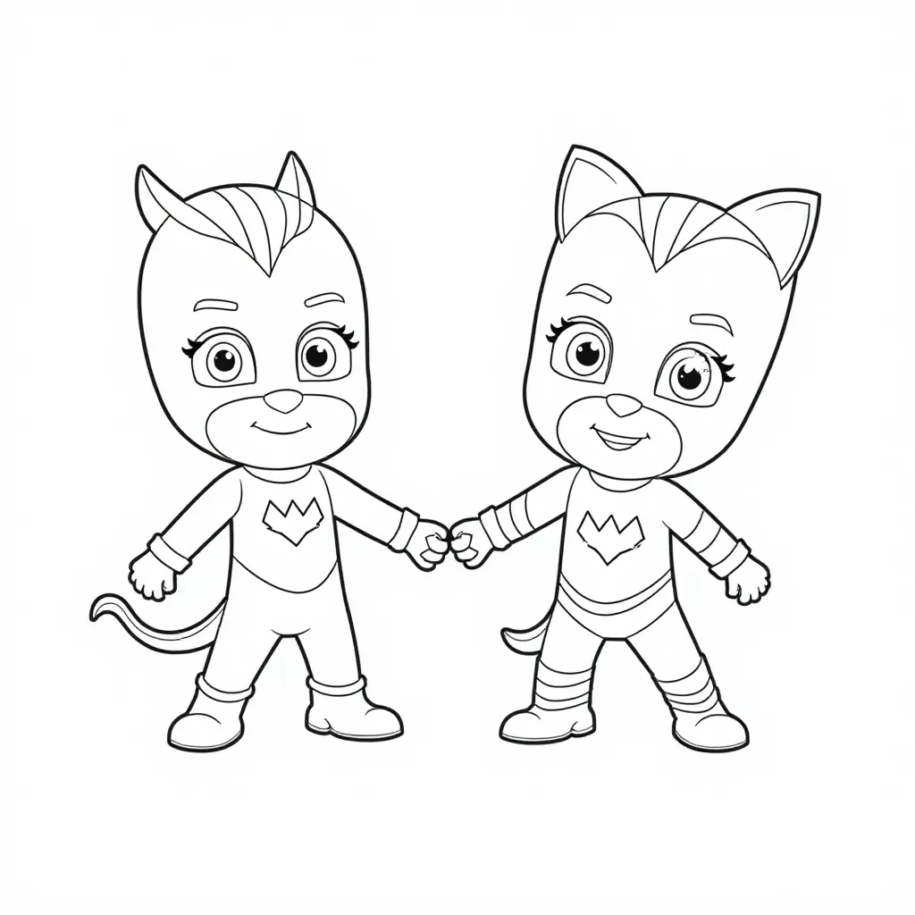 pj mask  صفحات التلوين