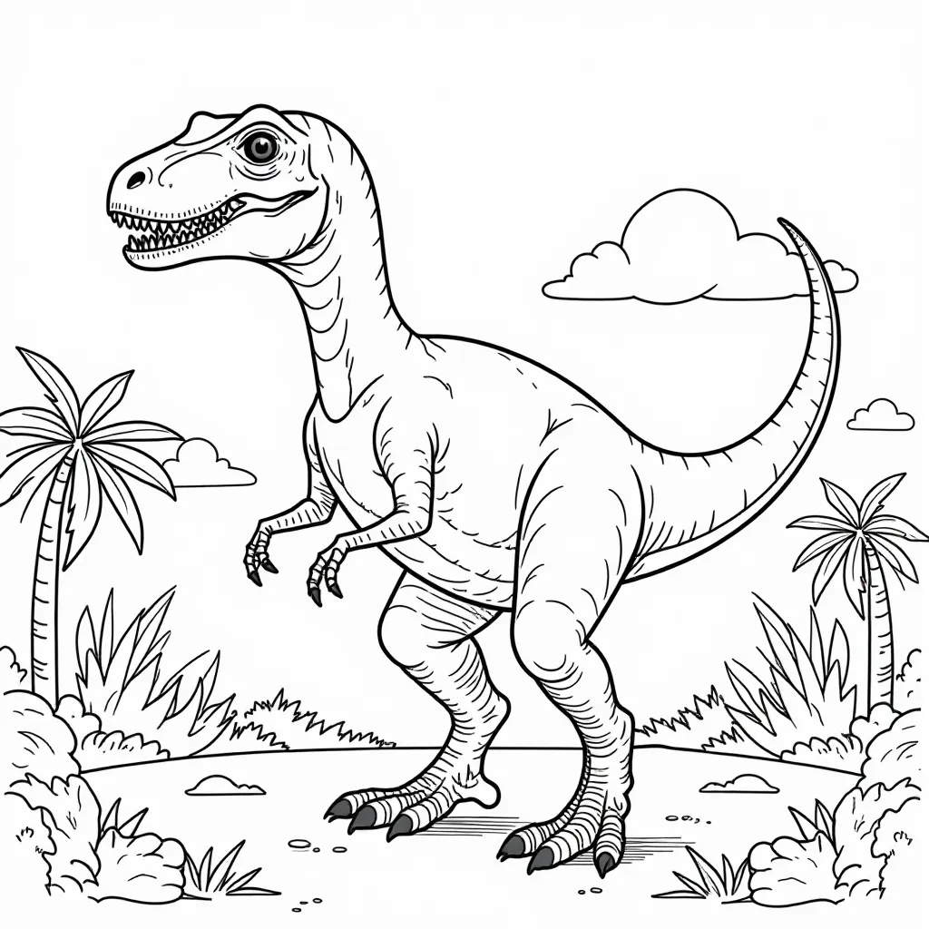 ال velociraptor في المدينة