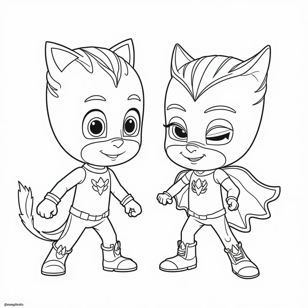pj mask صفحات التلوين