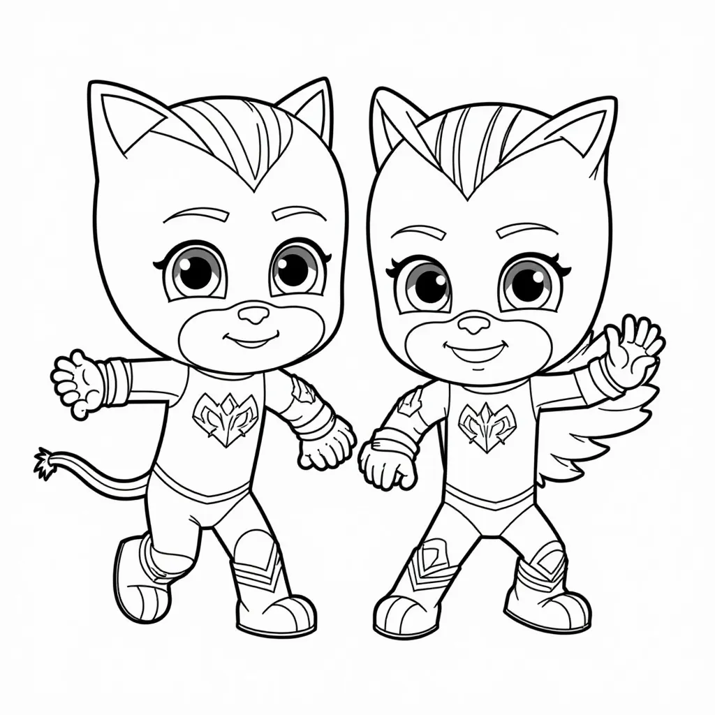 pj mask صفحات التلوين