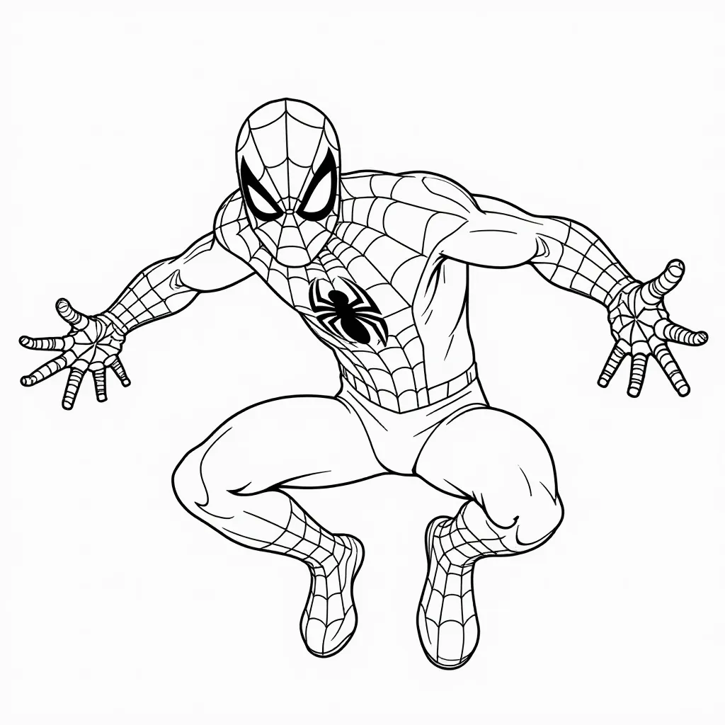 ghost spider and spider man صفحات التلوين