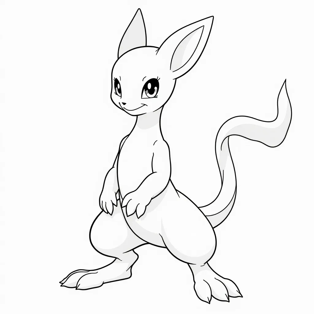 mewtwo  صفحات التلوين