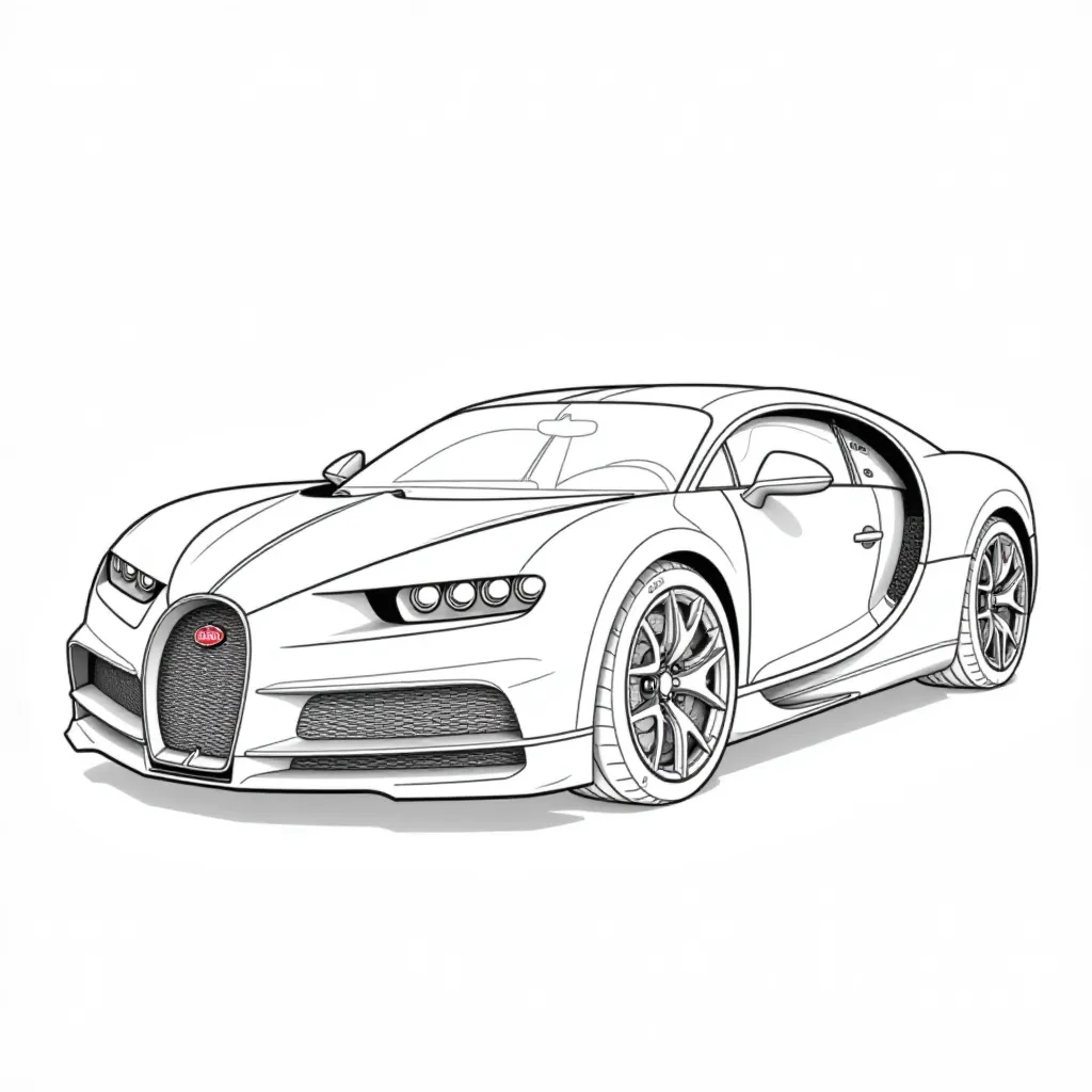 bugatti  صفحات التلوين
