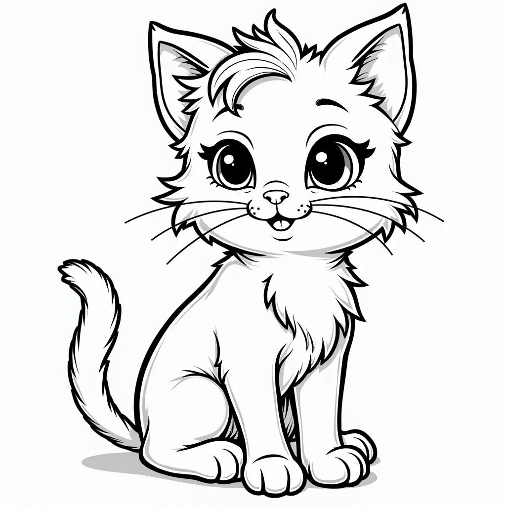 pussy blonde coloring pages