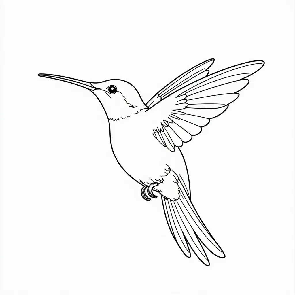 hummingbird صفحات التلوين