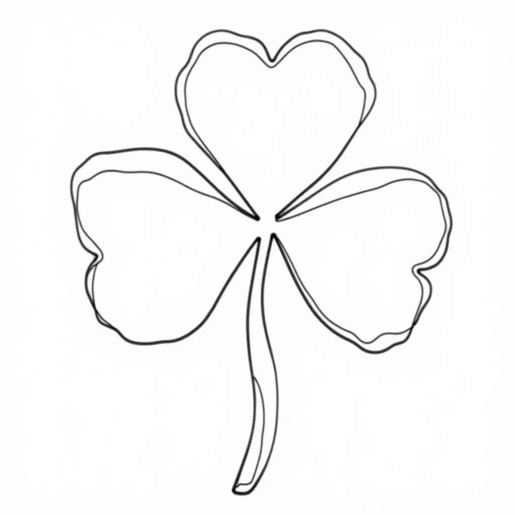 shamrock صفحات التلوين