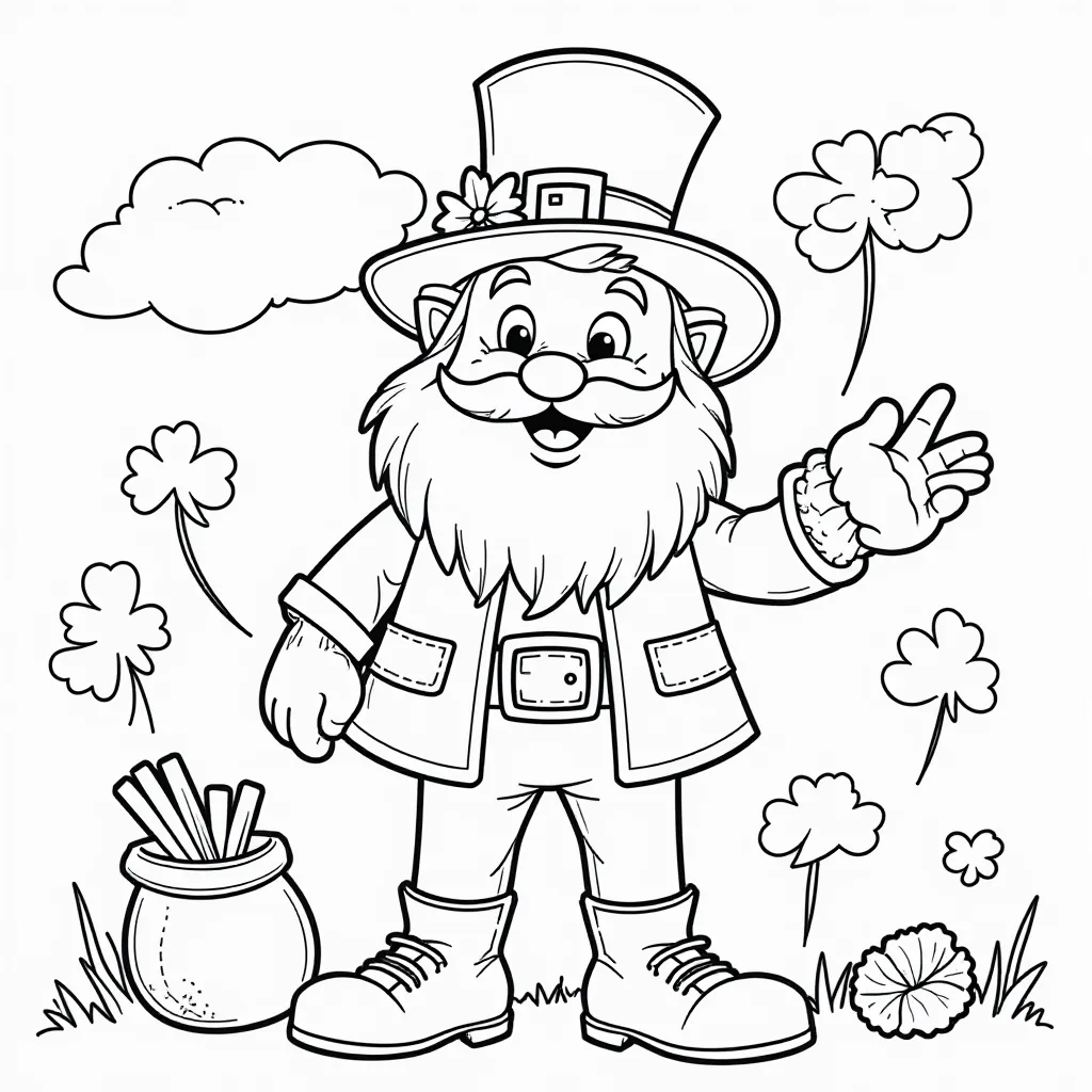 st patricks  صفحات التلوين