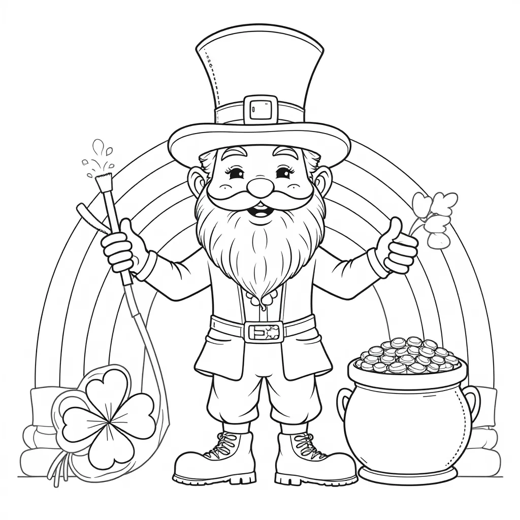 saint patricks day  صفحات التلوين