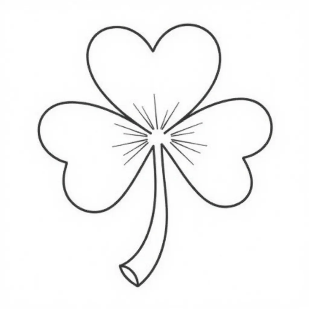 shamrock  صفحات التلوين