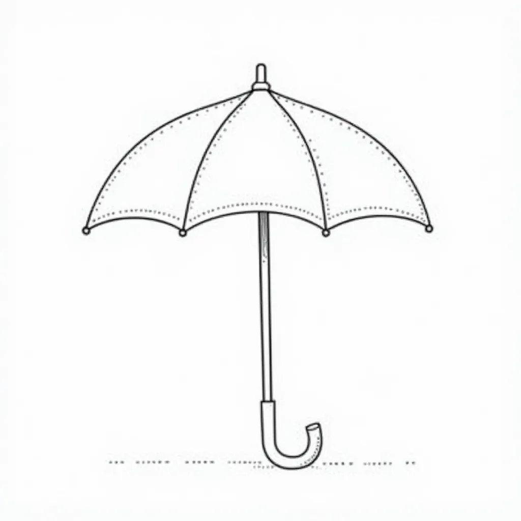 umbrella صفحات التلوين