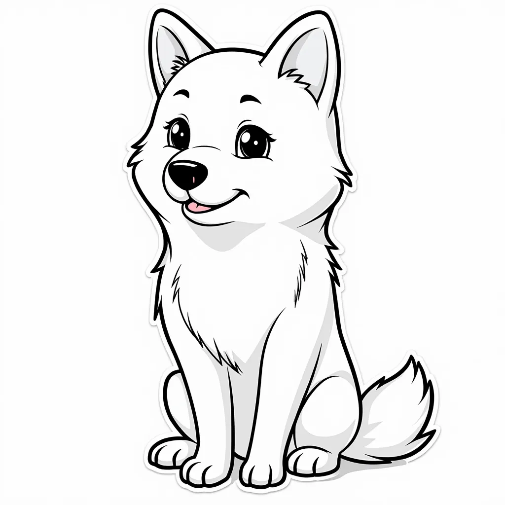 Elon Musk with a shiba coloring pages