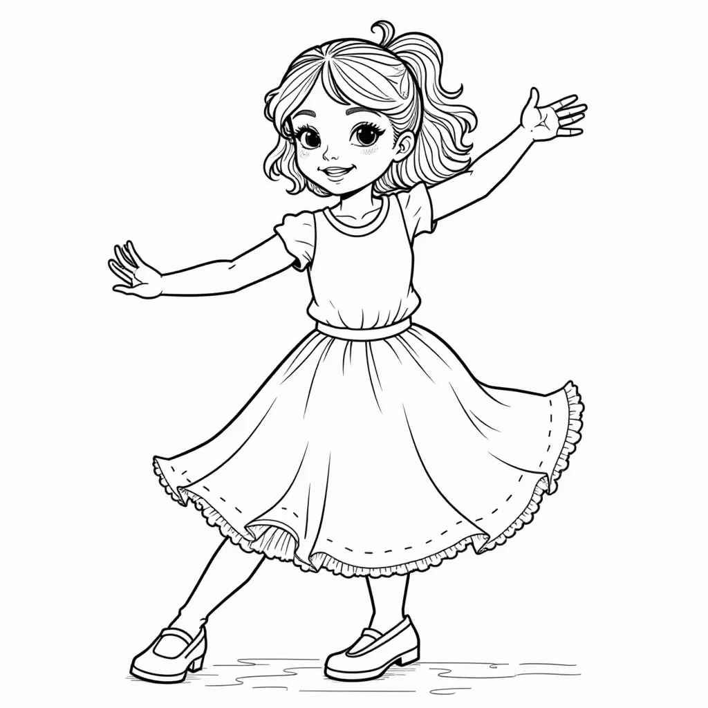 فتاة راقصة
