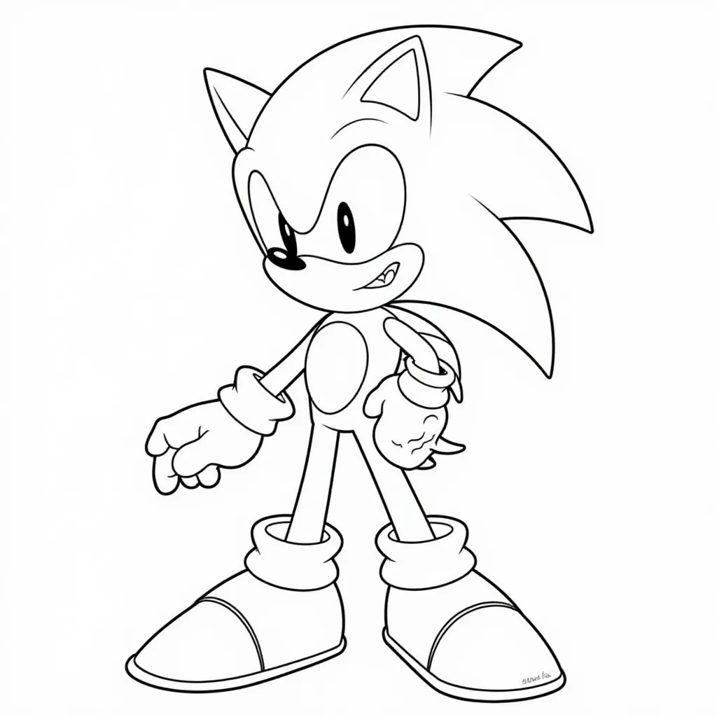 metal sonic  صفحات التلوين