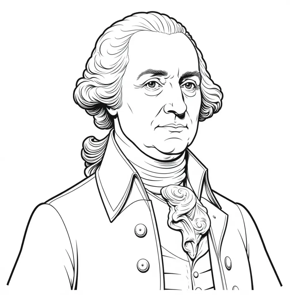 George Washington صفحات التلوين