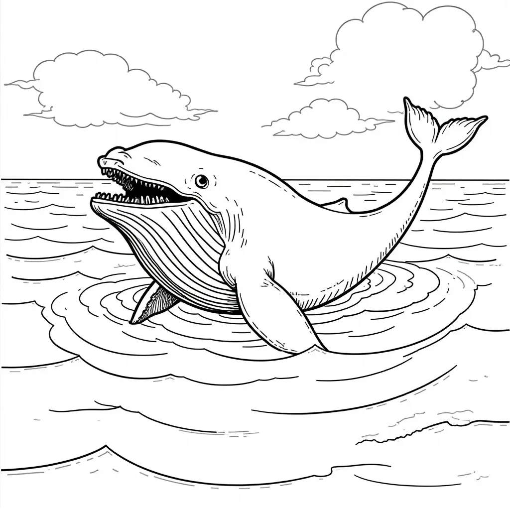 jonah and the whale صفحات التلوين