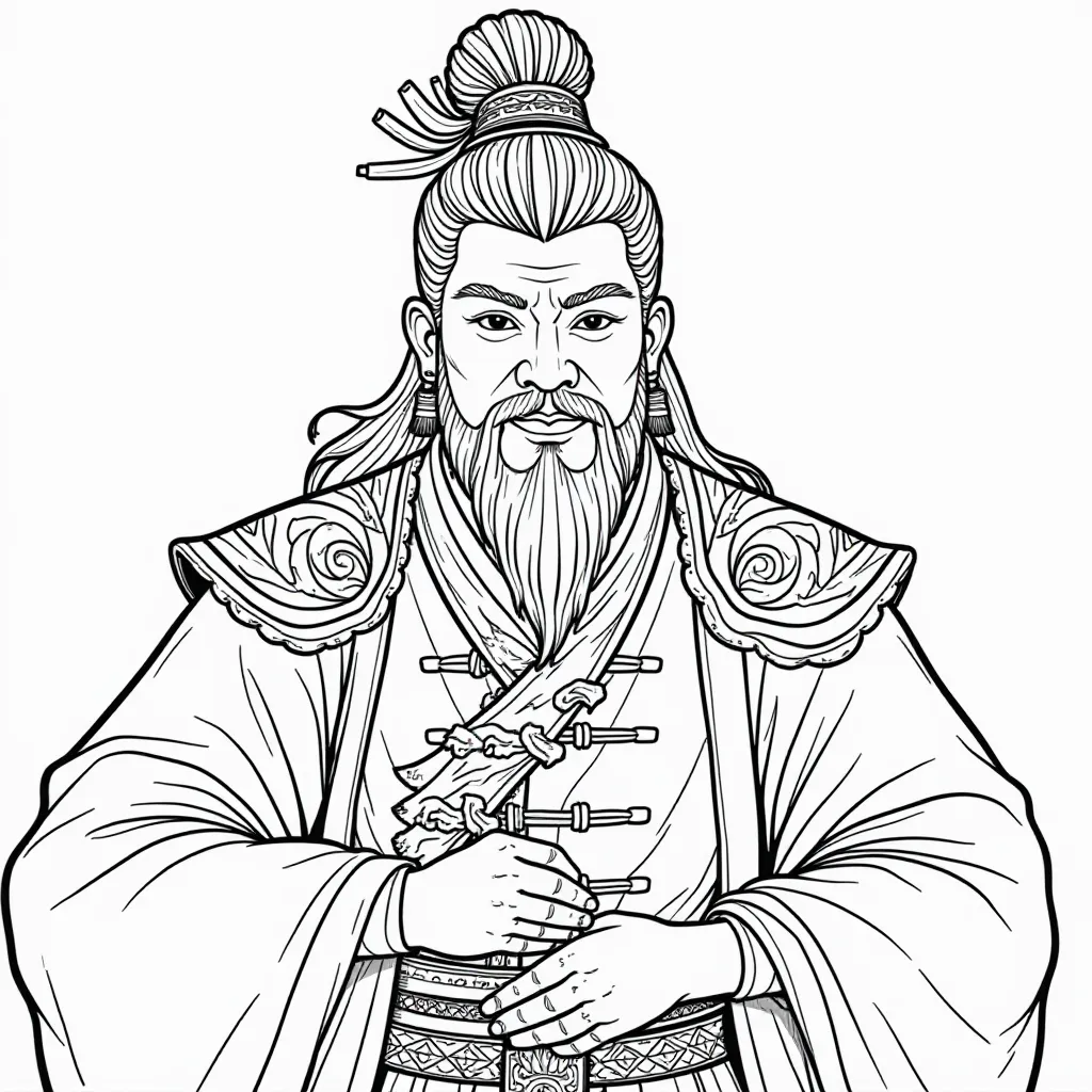 Valkyrie of the ApocalypsecaricatureFirst Emperor of QinYing Zheng صفحات التلوين
