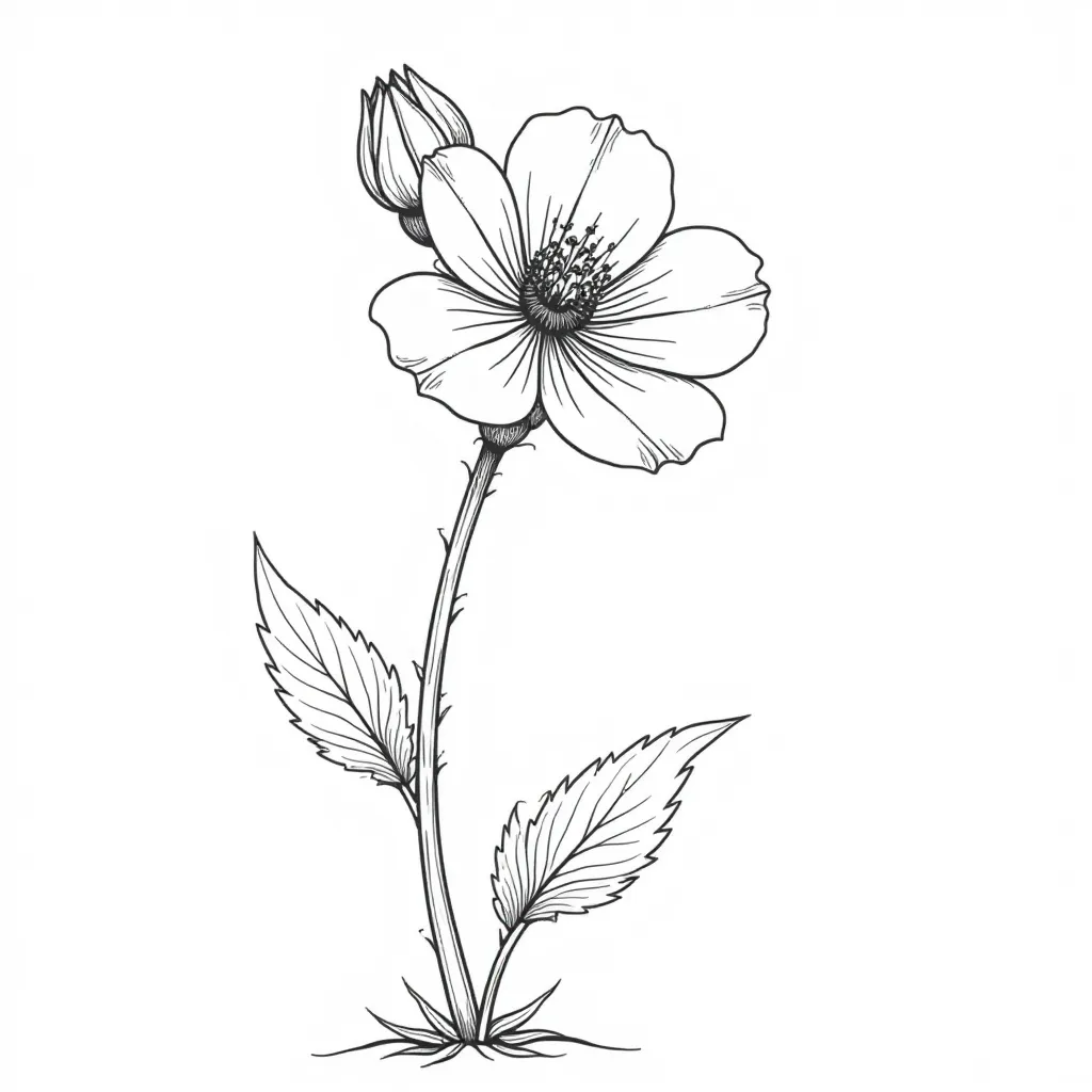 plant Desert rose صفحات التلوين