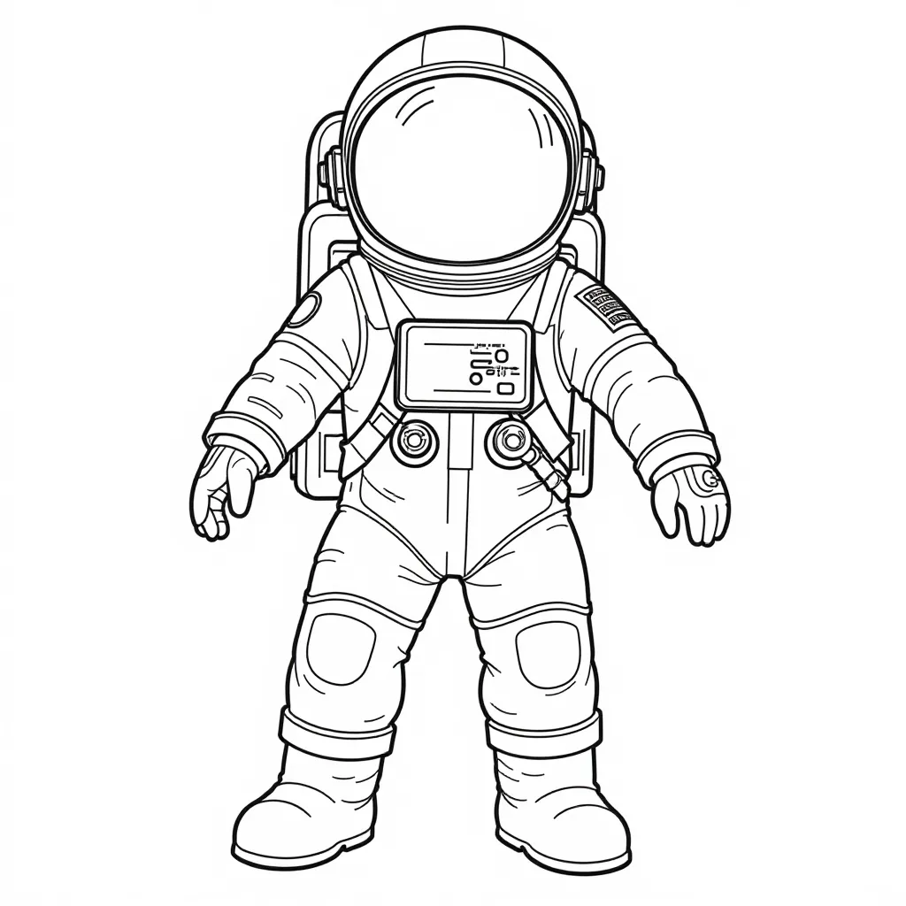 astronaut  صفحات التلوين