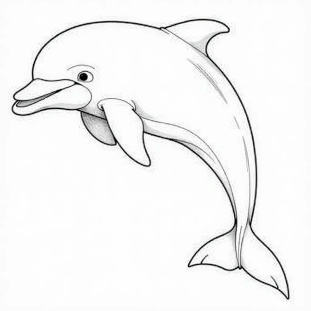 dolphin  صفحات التلوين