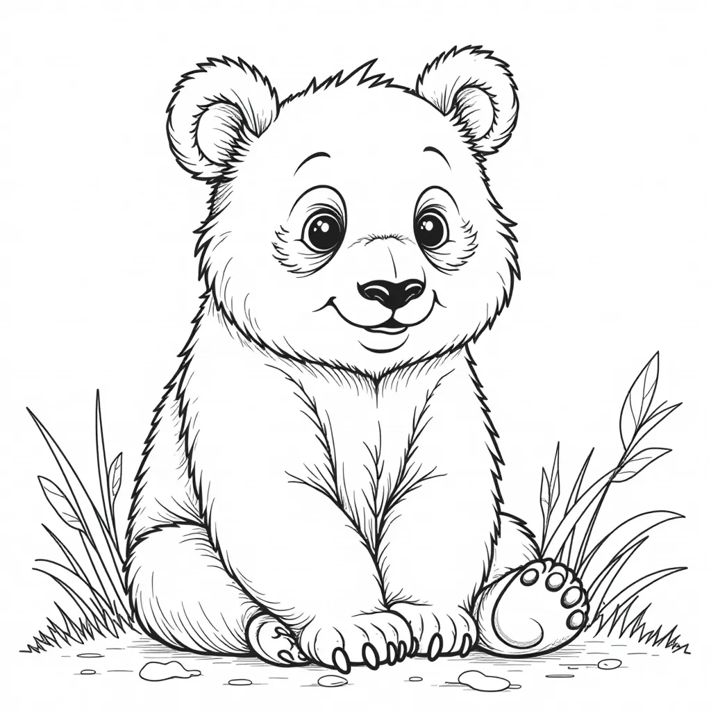 panda Coloring Page - AI Generated | ZColoring panda Coloring Page - AI Generated | ZColoring