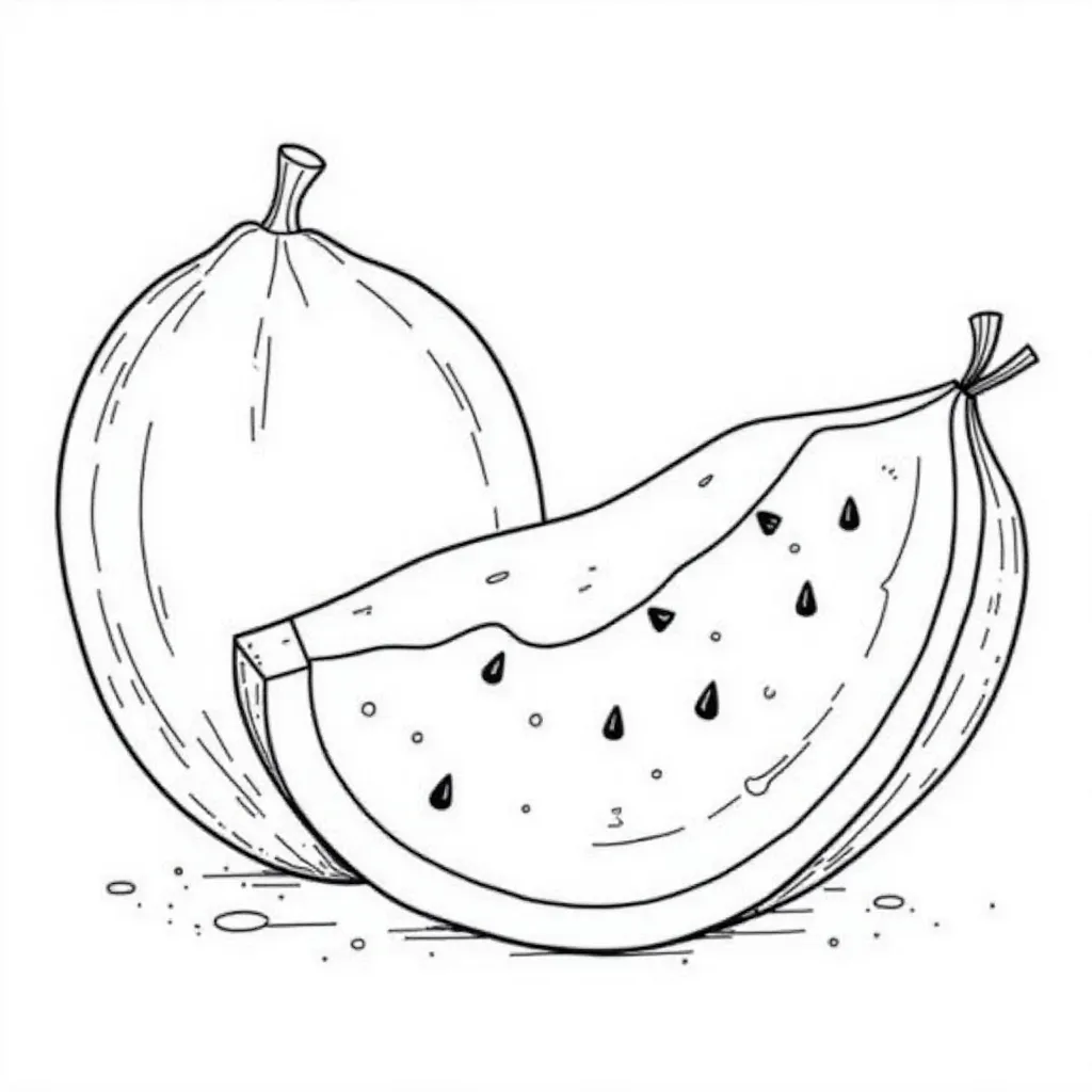 بطيخ كامل