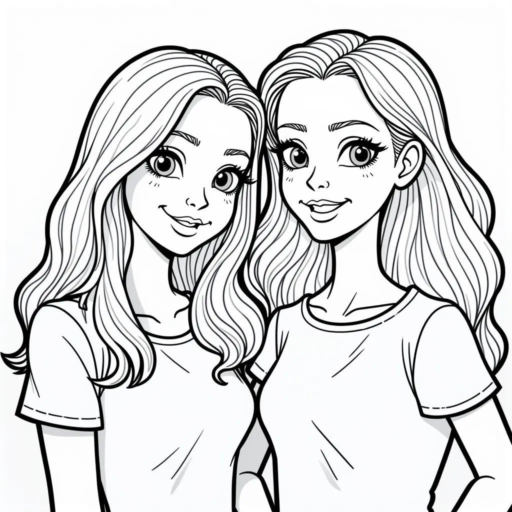 Rachel monica and phoebe from Friends coloring pages