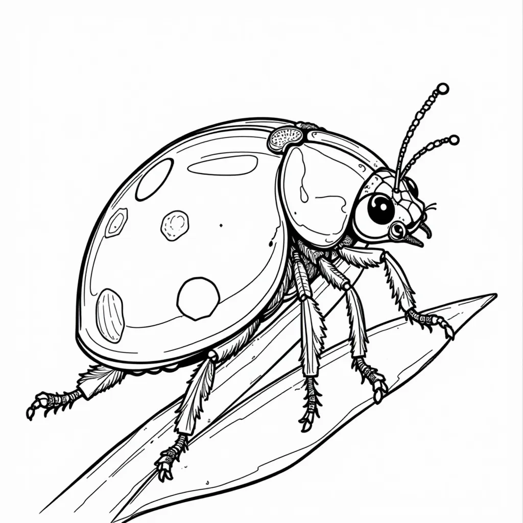 ladybug صفحات التلوين