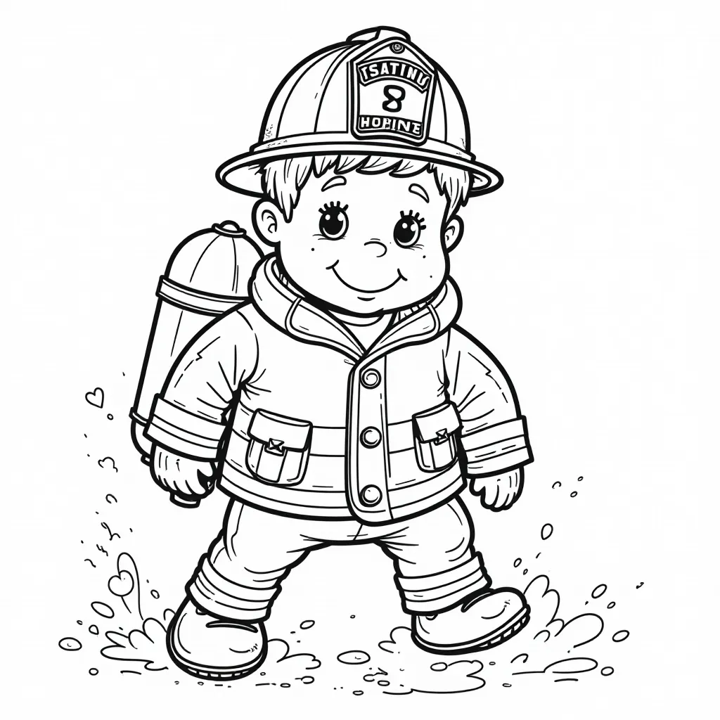  Firefighter) صفحات التلوين