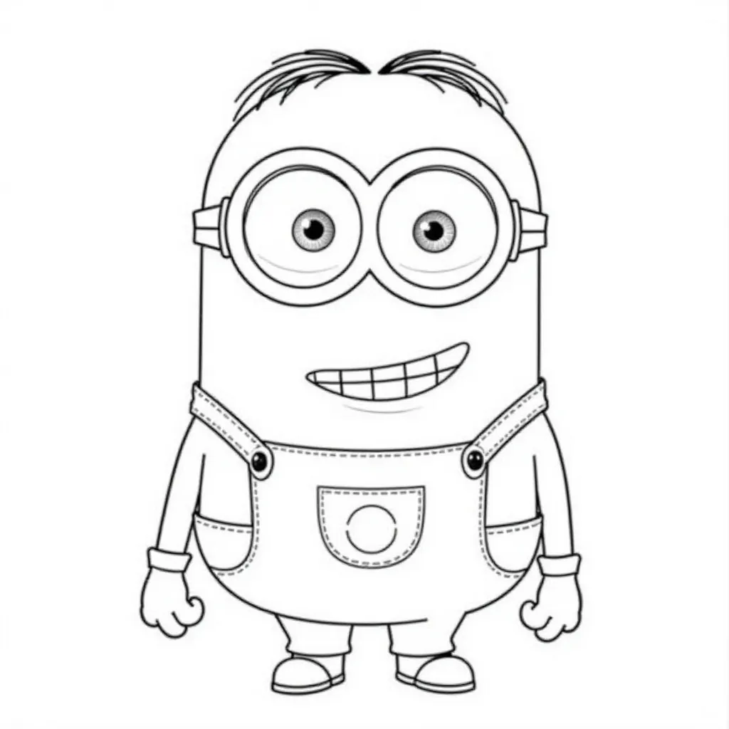  Minion Bob صفحات التلوين