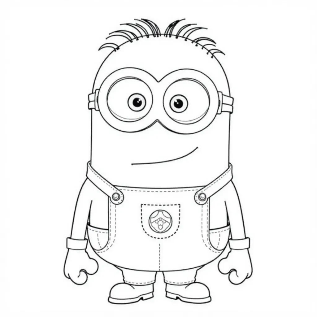  Minion Kevin صفحات التلوين