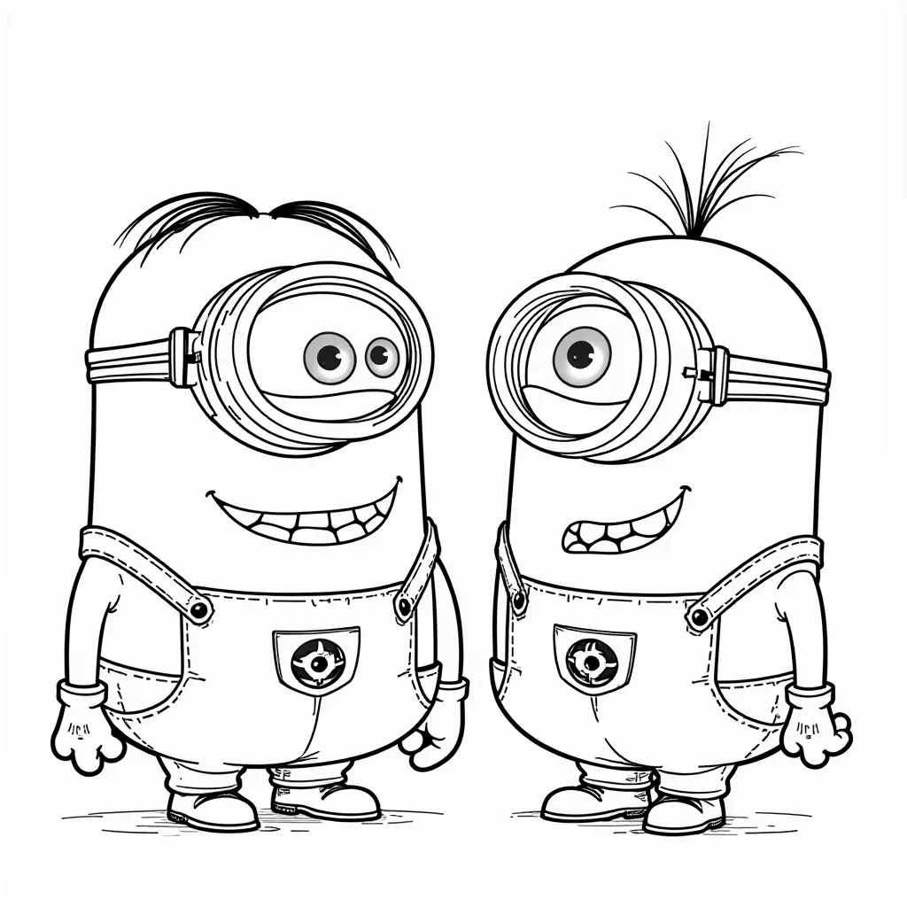  Minion Halloween Theme صفحات التلوين