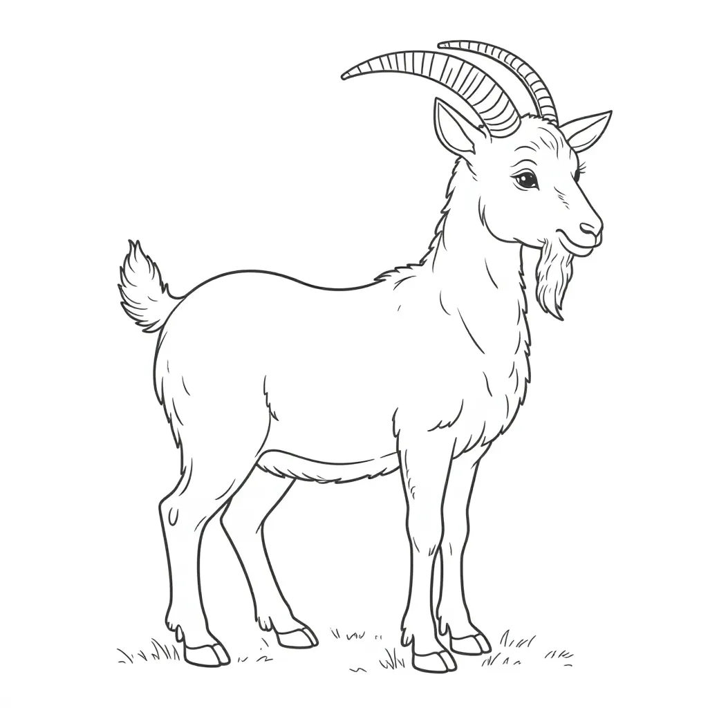 goat full صفحات التلوين