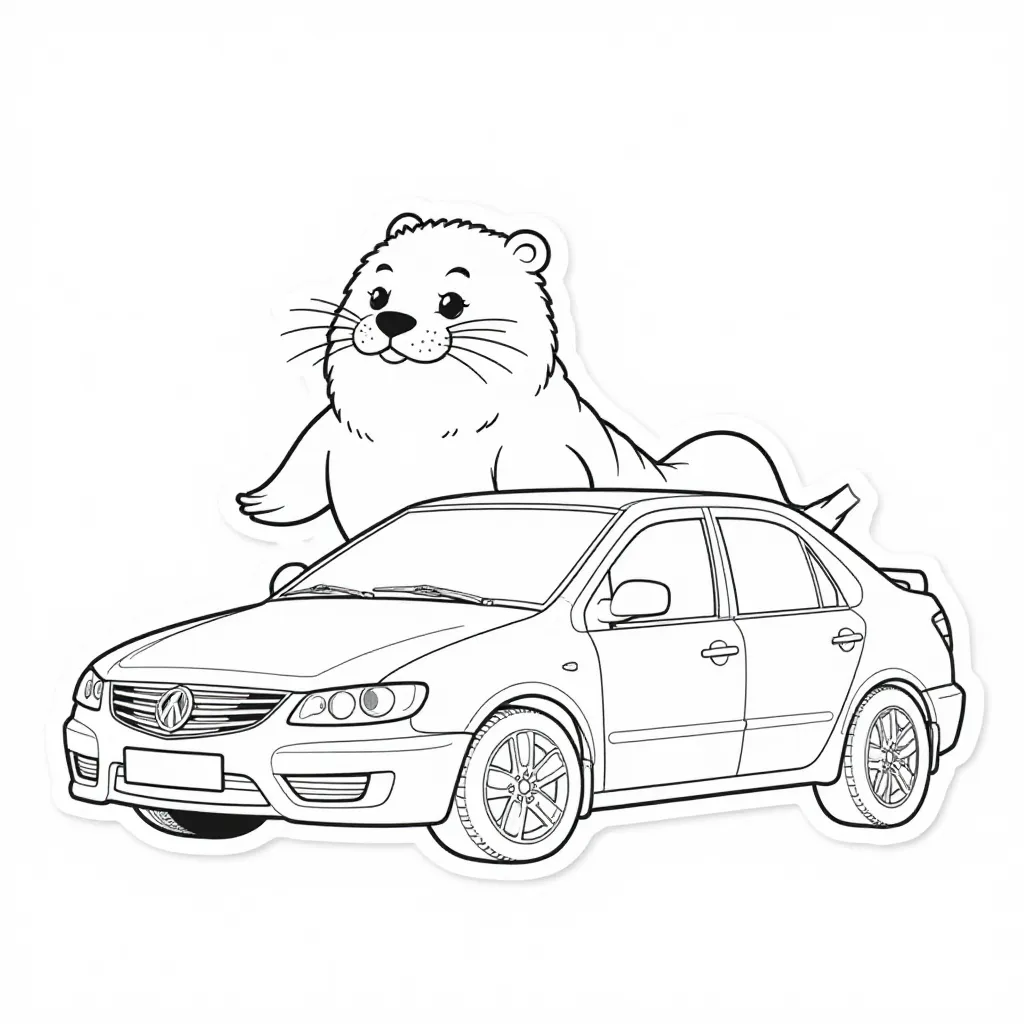 byd seal صفحات التلوين