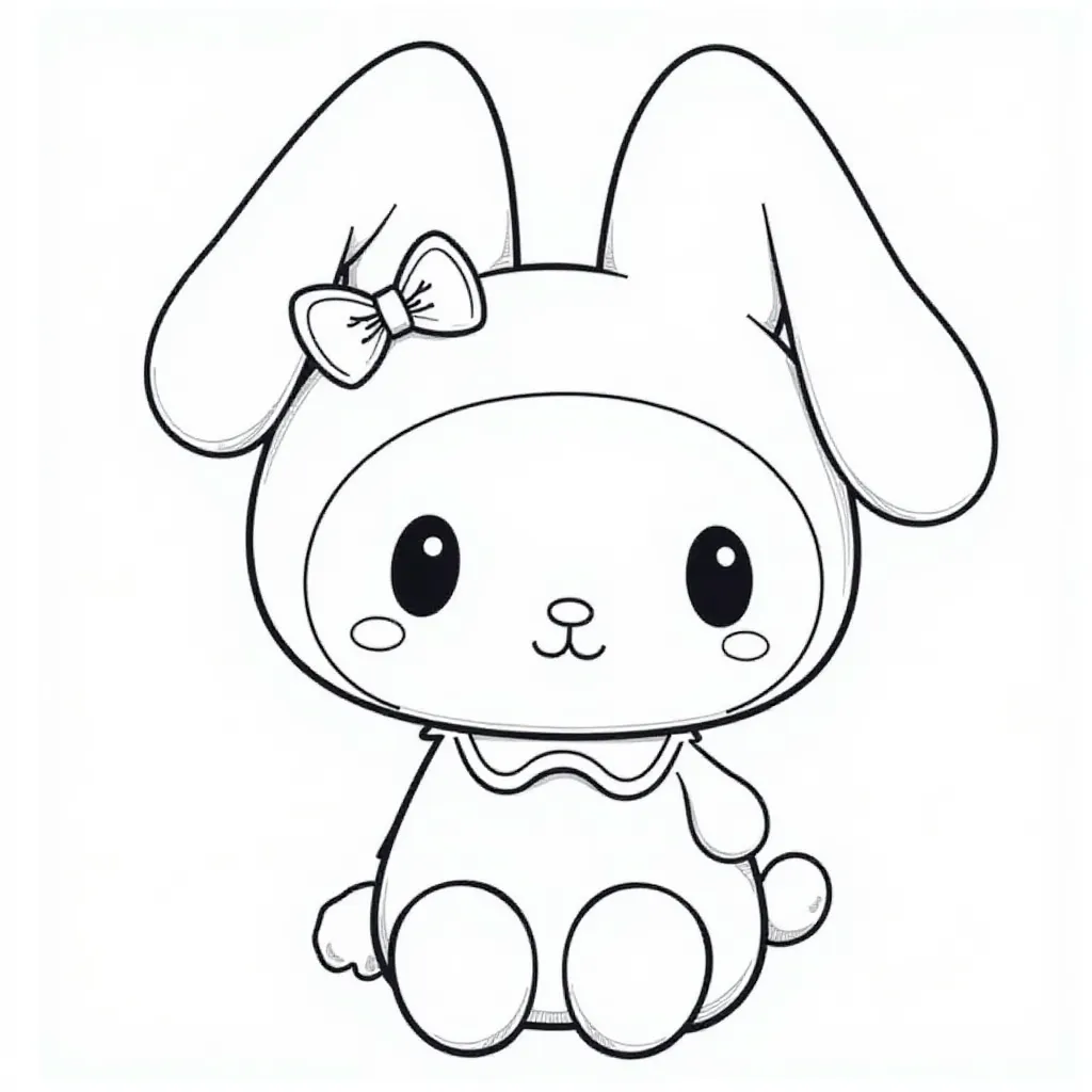  My Melody Kawaii صفحات التلوين