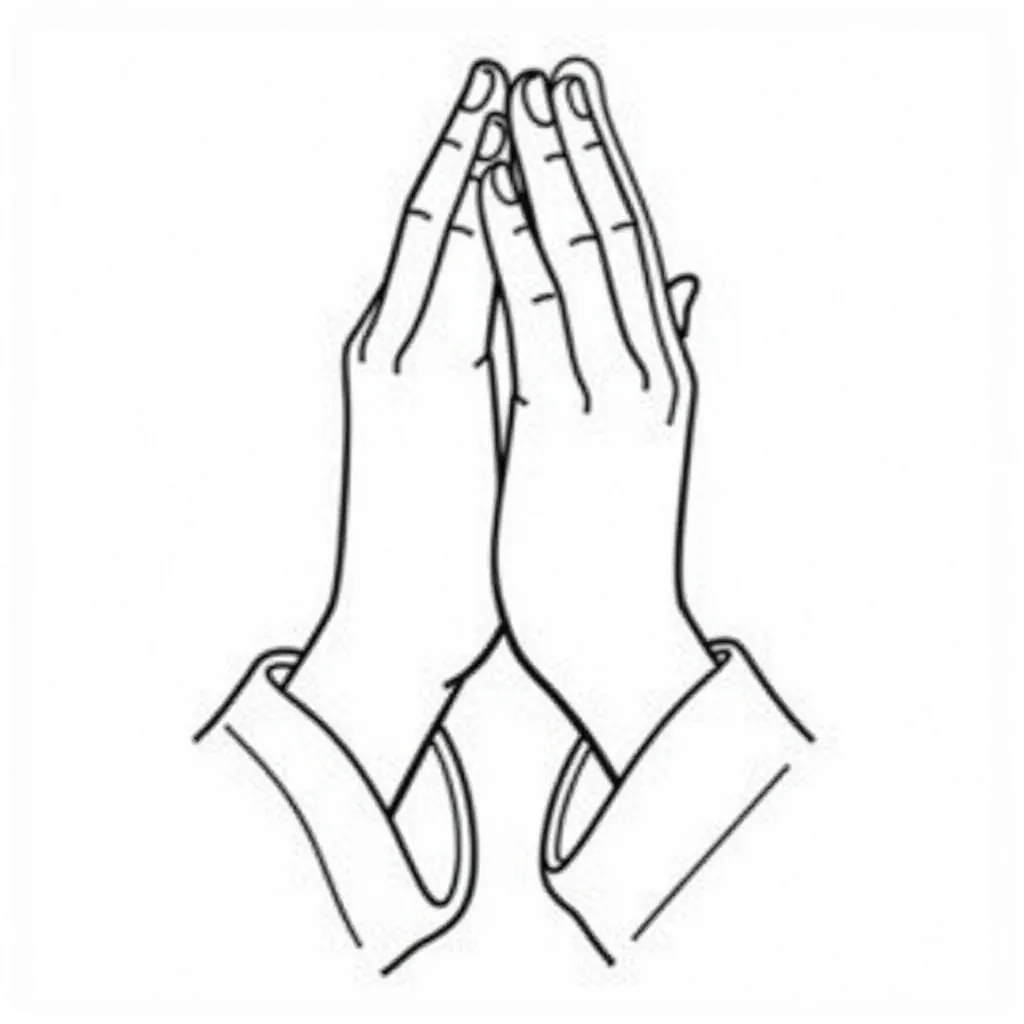  Good Friday Praying Hands صفحات التلوين