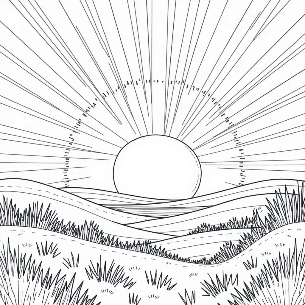  Good Friday Sunrise صفحات التلوين