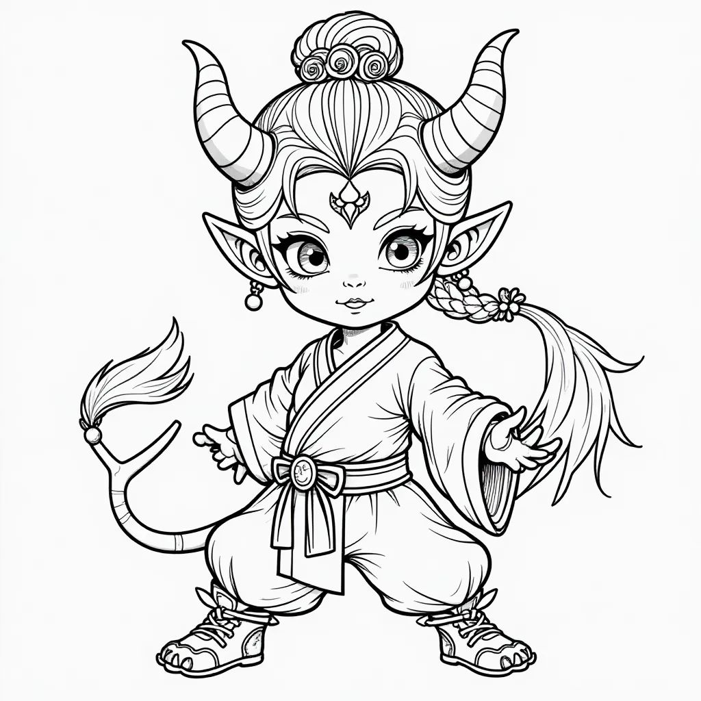 the movie Ne Zha Birth of the Demon Child صفحات التلوين