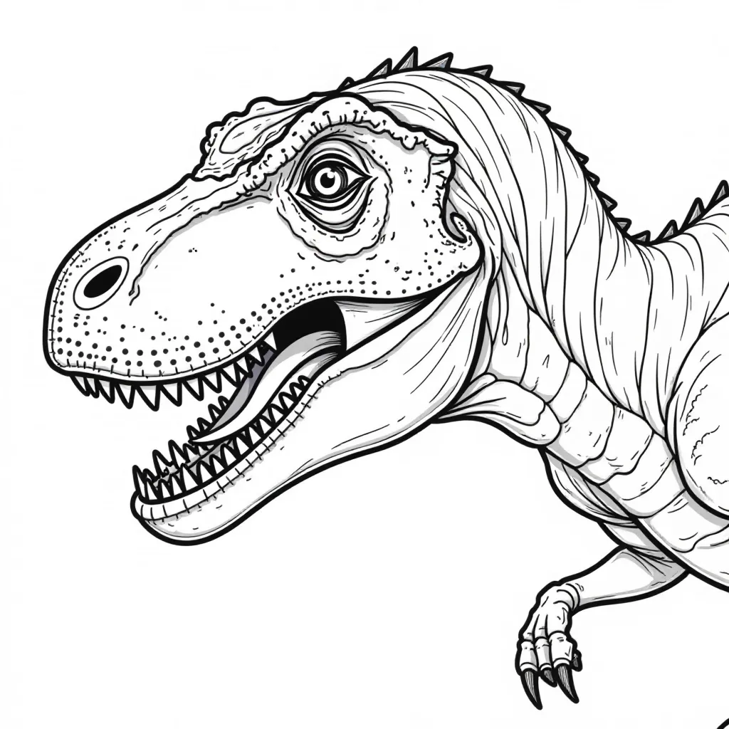  Velociraptor Claw صفحات التلوين