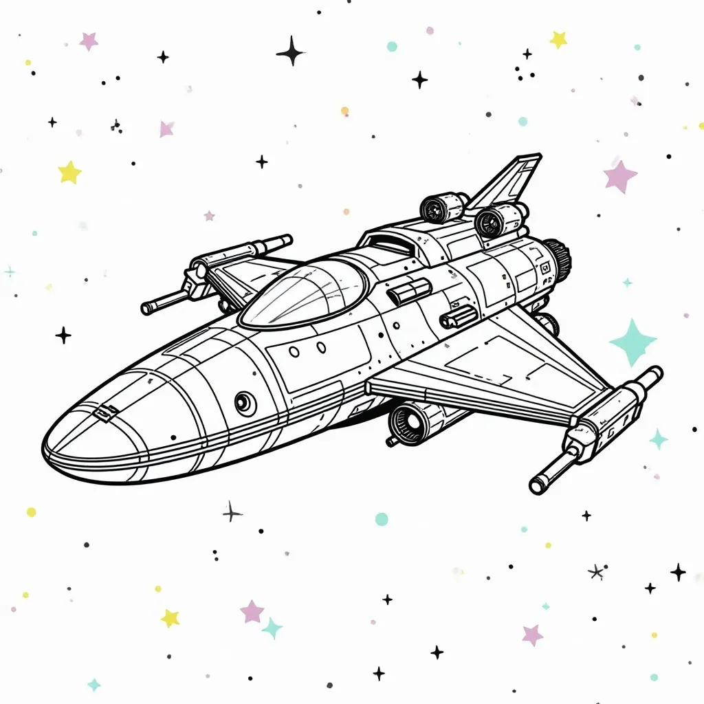 宇宙飞船 صفحات التلوين
