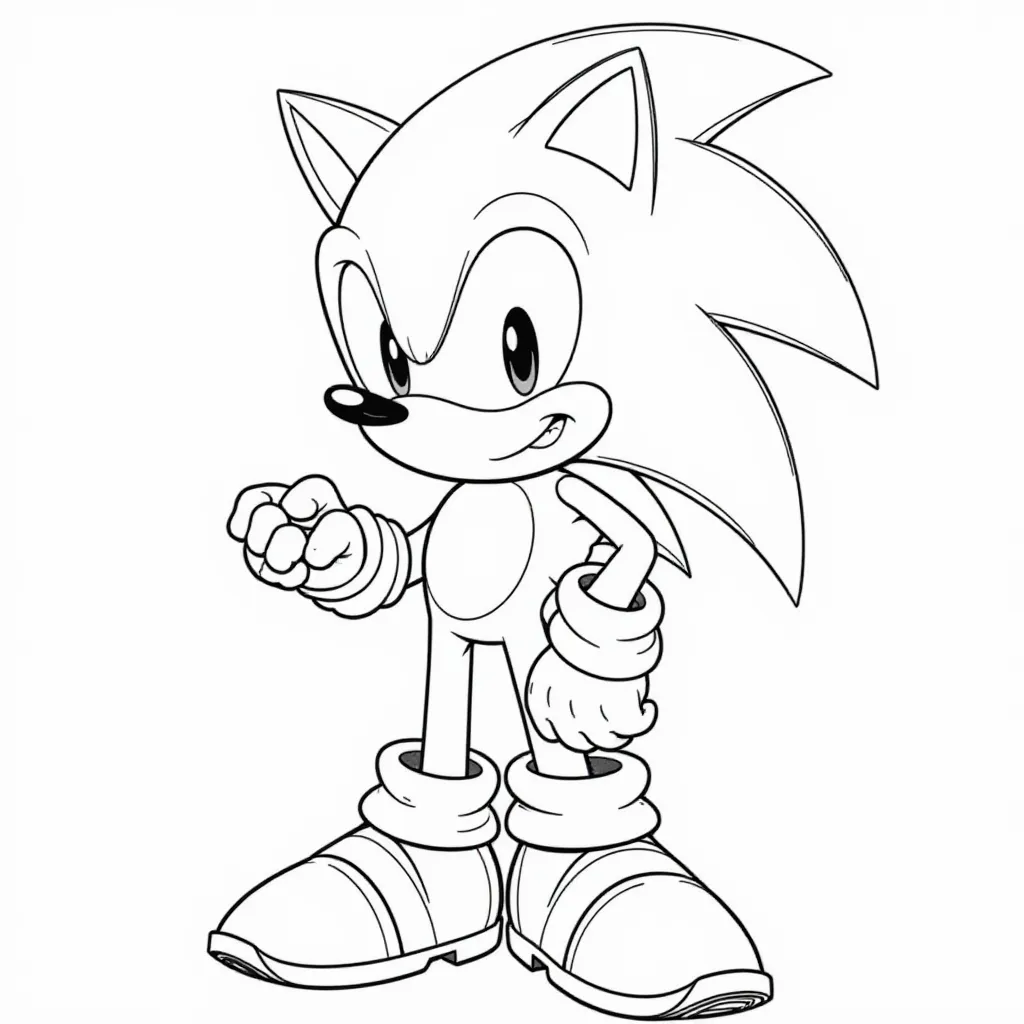 scary sonic صفحات التلوين