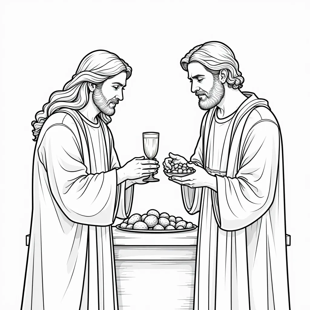 Maundy Thursday Light صفحات التلوين