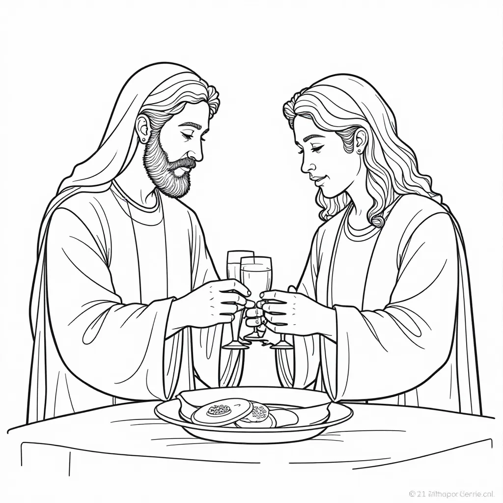  Maundy Thursday Remembrance صفحات التلوين