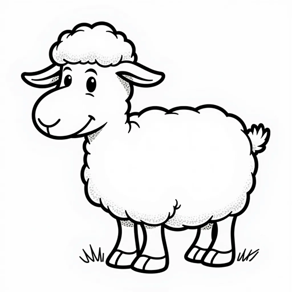 Shaun the sheep coloring pages