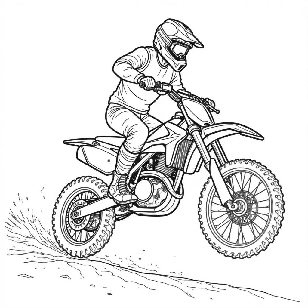  Dirt Bike Extreme صفحات التلوين