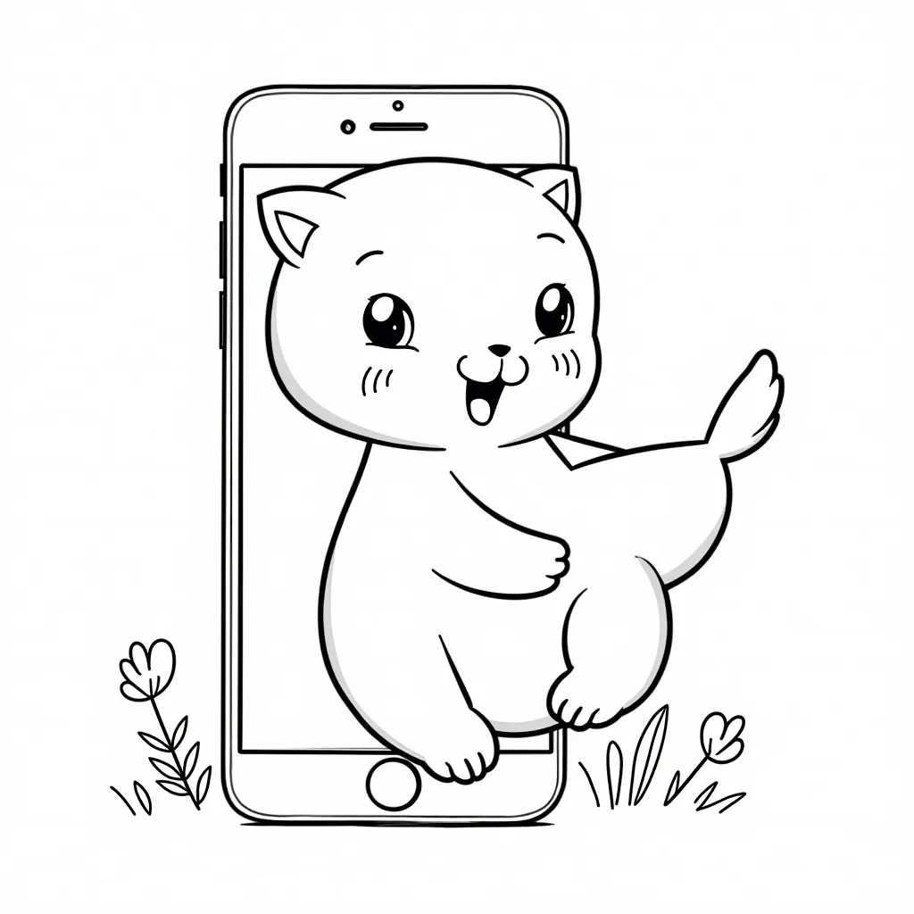 iphone coloring pages