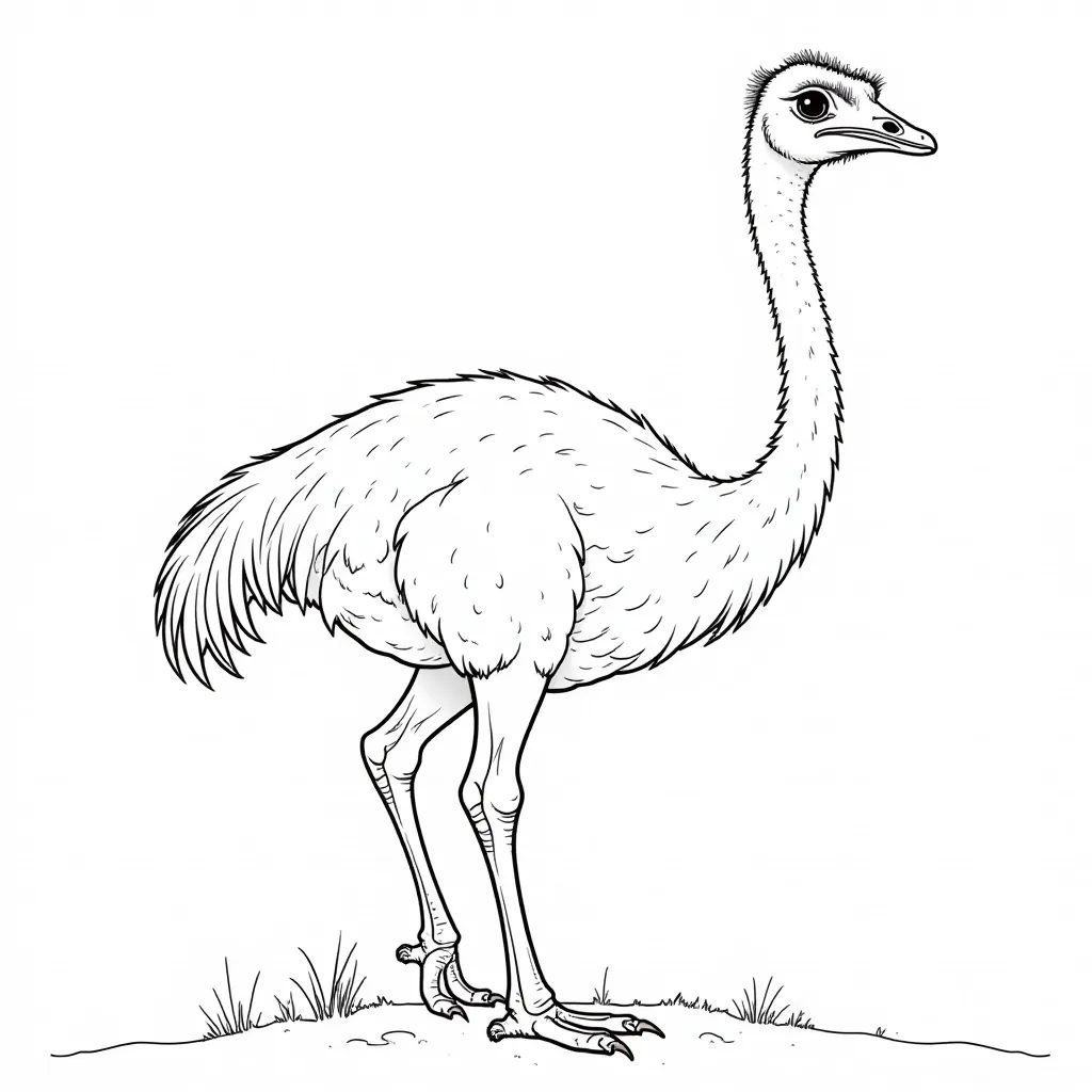 نعامة صغيرة