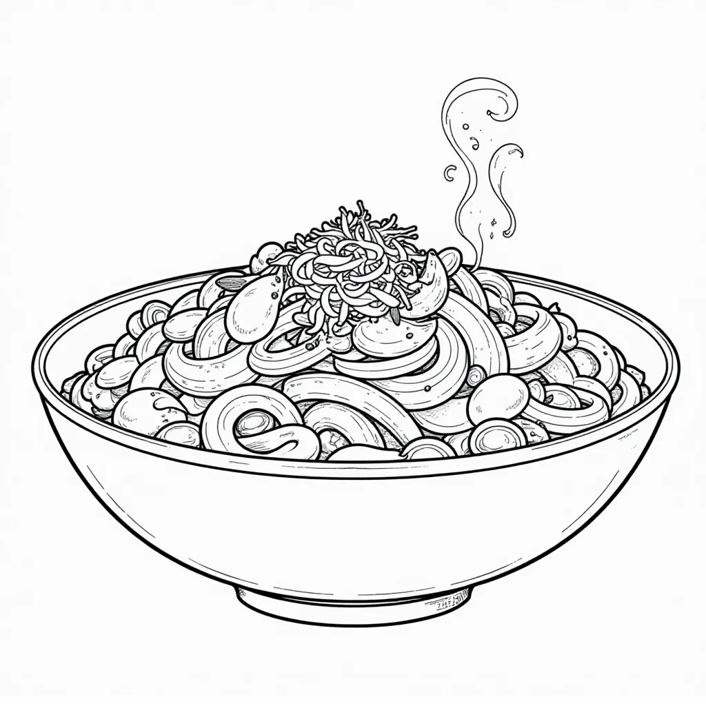 empty dish صفحات التلوين