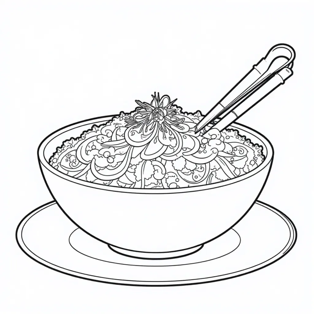 empty dish صفحات التلوين