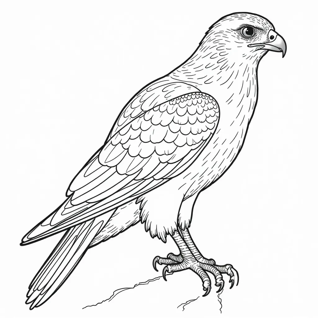 Falcon kids صفحات التلوين