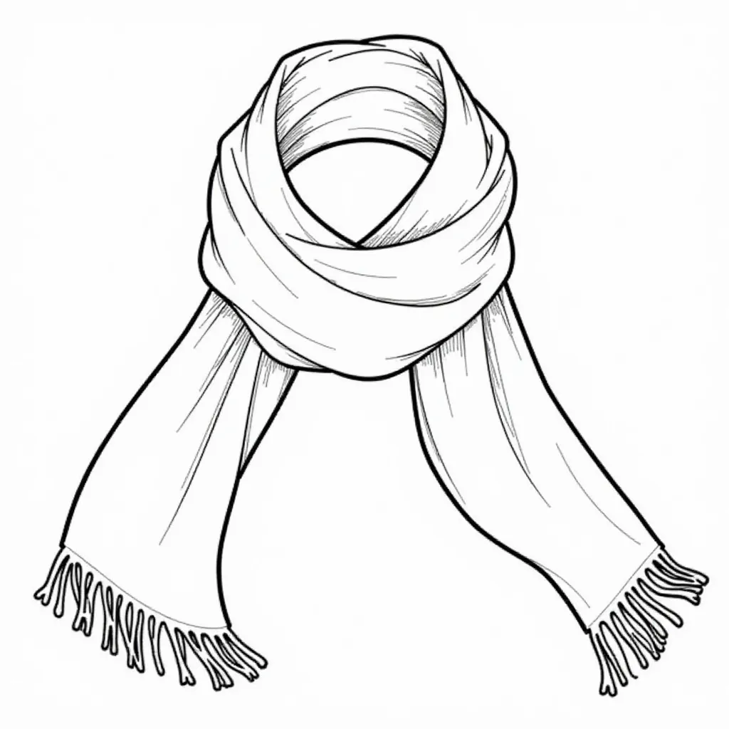  Scarf Infinity Páginas para Colorear